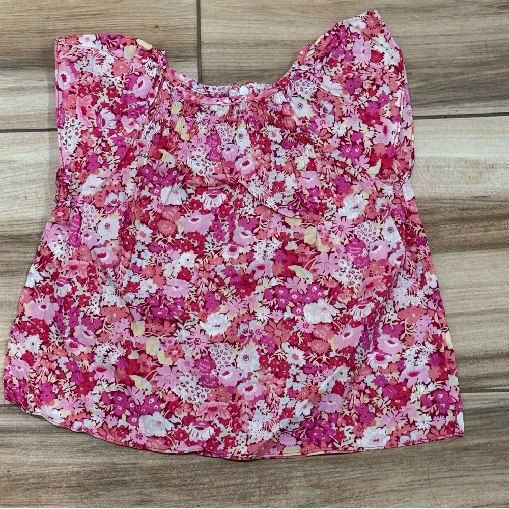 Jacadi Pink Floral Kids Dress